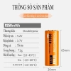 Pin Sạc Lithium 26.650 Doublepow 11.100mWh 3.7V Chính Hãng - Dòng Xả Lớn, Nội Trở Thấp, Bền Bỉ - 66.000 VND 3