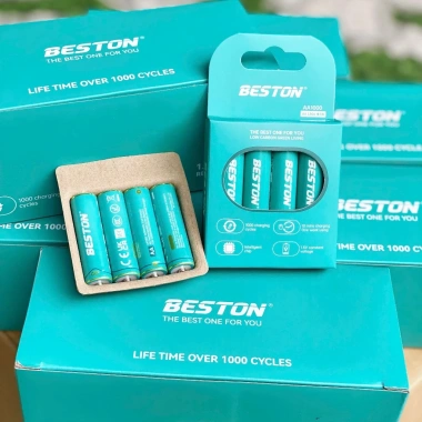 Pin Sạc Lithium BESTON 1.5V AA/AAA - Ổn Định, Sạc Nhanh, BH 12 Tháng - 139k 3 Pin Sạc Lithium BESTON 1.5V AA/AAA - Ổn Định, Sạc Nhanh, BH 12 Tháng - 139k 3
