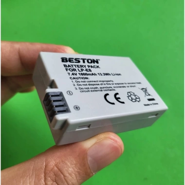 Pin Sạc LP-E8 1.800mAh BESTON cho Canon EOS 550D-700D, Kiss X4-X6i – Giá 193.515₫ 4
