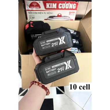 Pin Sạc Máy Khoan 10 Cell 21V Năng Lượng Mạnh Tương Thích Dòng Máy Giá 159.000 VND