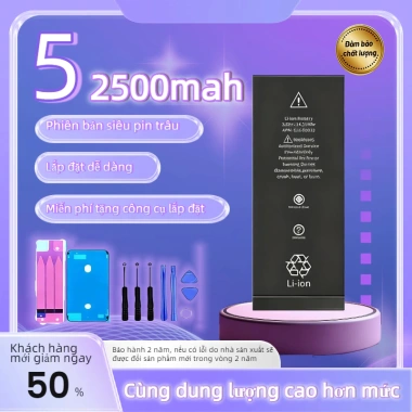 Pin sạc nhanh dung lượng lớn không nóng iPhone 5‑13, X‑Xs‑Xr‑Xsmax, chỉ 99.000₫ 9