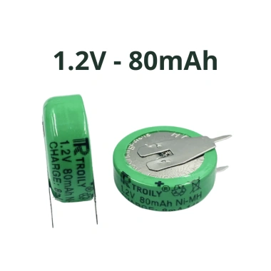 Pin sạc Ni-MH 1.2V‑3.6V đa dung lượng 20‑80mAh, giá chỉ 20.000₫