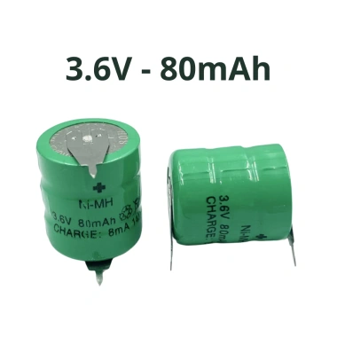 Pin sạc Ni-MH 1.2V‑3.6V đa dung lượng 20‑80mAh, giá chỉ 20.000₫ 10 Pin sạc Ni-MH 1.2V‑3.6V đa dung lượng 20‑80mAh, giá chỉ 20.000₫ 10