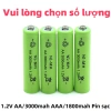 Pin sạc Ni-MH AA 3.000mAh AAA 1.800mAh 1.2V Củ sạc 4 khe Chính Hãng dung lượng lớn 10