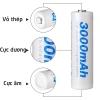 Pin Sạc NiMH AA BESTON 1.2V 3.000mAh 4 Viên Giá Ưu Đãi 135.000 VND 4
