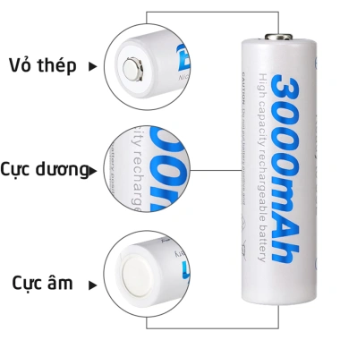 Pin Sạc NiMH AA BESTON 1.2V 3.000mAh 4 Viên Giá Ưu Đãi 135.000 VND 4 Pin Sạc NiMH AA BESTON 1.2V 3.000mAh 4 Viên Giá Ưu Đãi 135.000 VND 4