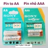 Pin sạc Sony 4.600mAh AA 2A/AAA 3A – Vỉ 2 viên, giá 34.000₫, tiết kiệm năng lượng