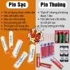 Pin sạc Sony AA 4.600mAh & AAA 4.300mAh 5 vỉ 20 viên - 2A/3A, dùng cho Micro Karaoke, 120k 7