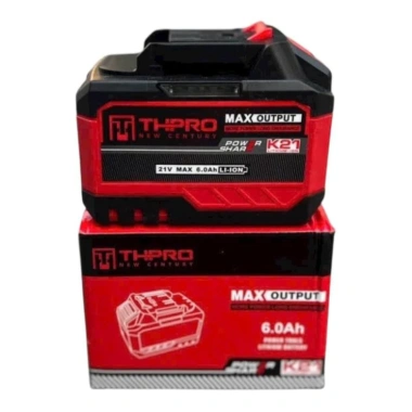 Pin THPRO 15 Cell 21V 6Ah Vỏ chống cháy, va đập, chân 4cm máy khoan, máy siết - Giá 293.000₫ 4
