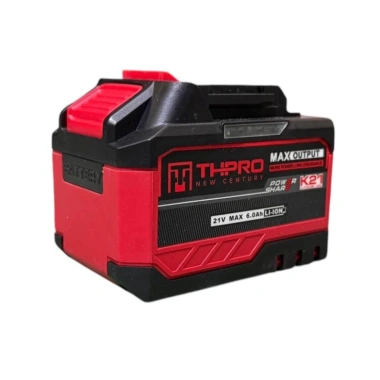 Pin THPRO 15 Cell 21V 6Ah Vỏ chống cháy, va đập, chân 4cm máy khoan, máy siết - Giá 293.000₫ 7