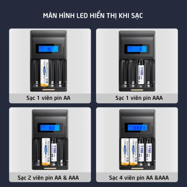 Pin Tiểu Sạc AA Doublepow 3.300mAh Dung Lượng Cao Tự Ngắt cho Micro Karaoke, Điều Khiển, Đồ Chơi - 160.000 VND 4