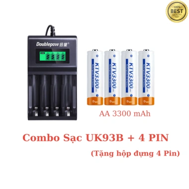 Pin Tiểu Sạc AA Doublepow 3.300mAh Dung Lượng Cao Tự Ngắt cho Micro Karaoke, Điều Khiển, Đồ Chơi - 160.000 VND 8