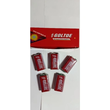 Pin vuông GOLTOE 6F22 2 viên: Giá 18.333 VND, giảm 20%, dung lượng cao, bền lâu 2