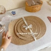 Placemat Vải Lanh Nhật Bản - Thảm Cách Nhiệt, Chống Bỏng Nồi Bát, Dệt Cỏ Độc Đáo 3