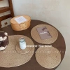 Placemat Vải Lanh Nhật Bản - Thảm Cách Nhiệt, Chống Bỏng Nồi Bát, Dệt Cỏ Độc Đáo 4