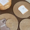 Placemat Vải Lanh Nhật Bản - Thảm Cách Nhiệt, Chống Bỏng Nồi Bát, Dệt Cỏ Độc Đáo 9