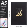 Planner A5 2.026 312 trang - Kế hoạch năm & ngày, Lịch tiếng Anh, Sổ tay 70GSM, Bookmark, Giá 33.000₫