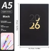 Planner A5 2.026 312 trang - Kế hoạch năm & ngày, Lịch tiếng Anh, Sổ tay 70GSM, Bookmark, Giá 33.000₫ 10