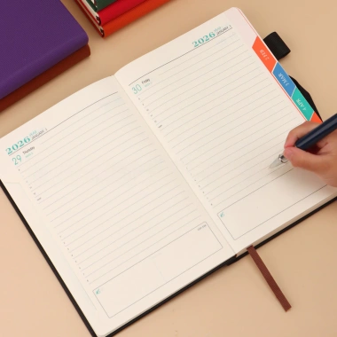 Planner A5 2.026 – Kế hoạch năm, lịch 365 ngày, agenda cổ điển, 73.224₫
