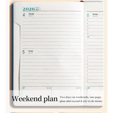 Planner A5 2.026 – Kế hoạch năm, lịch 365 ngày, agenda cổ điển, 73.224₫