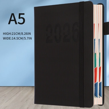 Planner A5 2.026 – Kế hoạch năm, lịch 365 ngày, agenda cổ điển, 73.224₫