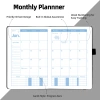 Planner A5 bìa mềm da Tiếng Anh 2.026 - Lịch năm, tuần, ngày, sổ tay có túi sau, dành cho sinh viên & văn phòng phẩm - Giá chỉ 36.000₫ 8