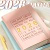 Planner A5 Vintage 2.026: Sổ tay Da PU Hàng ngày, tuần, tháng, Quà tặng Lịch trình, Giá 189.000 VNĐ