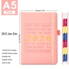 Planner A5 Vintage 2.026: Sổ tay Da PU Hàng ngày, tuần, tháng, Quà tặng Lịch trình, Giá 189.000 VNĐ 10