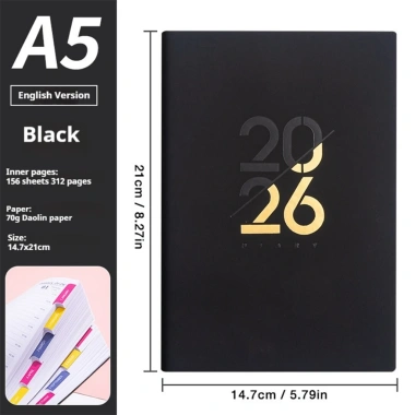 Planner Sổ Lịch Năm A5 - Giấy Dày 70GSM, Bìa Chống Nước, Chống Bẩn, Giá 75.000₫ 7