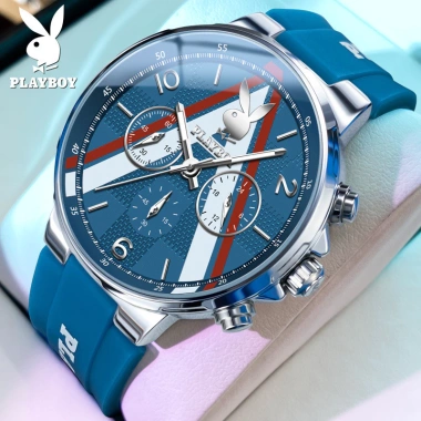 PLBOY Dạ Quang Chronograph Nam - Đồng Hồ Thạch Anh Huaqiangbei 3.046 Giá Ưu Đãi