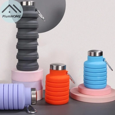 Plumhome Chai Nước Silicone Gập Được - Dụng Cụ Du Lịch, Cà Phê, Thể Thao, Nhỏ Gọn, Bền Bỉ, Giá 109.670 VND 3