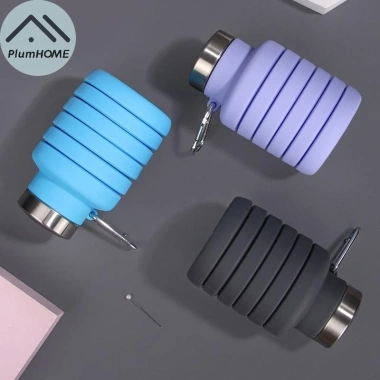 Plumhome Chai Nước Silicone Gập Được - Dụng Cụ Du Lịch, Cà Phê, Thể Thao, Nhỏ Gọn, Bền Bỉ, Giá 109.670 VND 4