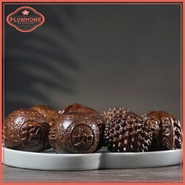 [PLUMHOME] Gỗ Đàn Hương Cầm Tay Cứu Trợ Quả Óc Chó - Massage, Tập Thể Dục, Đồ Chơi Sức Khỏe - 94.248 VND 2