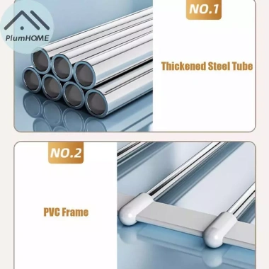 PlumHOME Móc Treo Quần Inox Gập Lại, Tiết Kiệm Không Gian Tủ Quần Áo