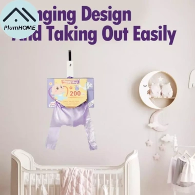 PlumHOME Túi Đựng Rác Di Động 100/200 Túi Nappy Dùng Một Lần, Thơm, Vệ Sinh Nữ Tính - Giá 97.350 VND