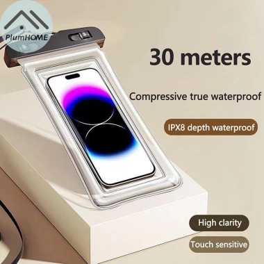 Plumhome Vỏ Điện Thoại Chống Nước Trong Suốt - Màn Hình Cảm Ứng, Túi Kín Bơi Lặn, Giá 42.012đ 6