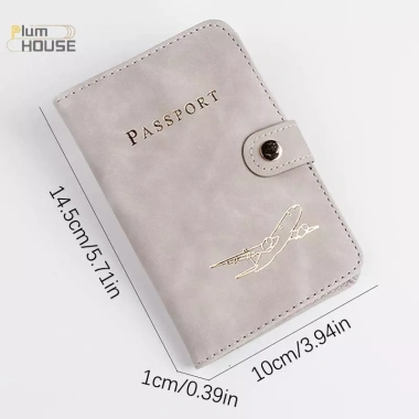 PlumHOUSE Hộ Chiếu Chống Thấm Nước Da Dày, Ví Thẻ Tín Dụng Dễ Thương cho Nữ và Nam - Giá ưu đãi 56.500 VNĐ