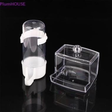 Plumhouse Rutin Gà Tự Động Ăn Thức Ăn, Hộp Đựng Gia Cầm Dung Tích Lớn Chống Lật, Trong Suốt, Giá 48,840 VND