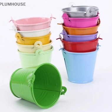 PlumHOUSE Xô Kẹo Kim Loại Nhiều Màu - Pails Keg Tiệc Cưới DIY VN, Giá Ưu Đãi 44.330₫