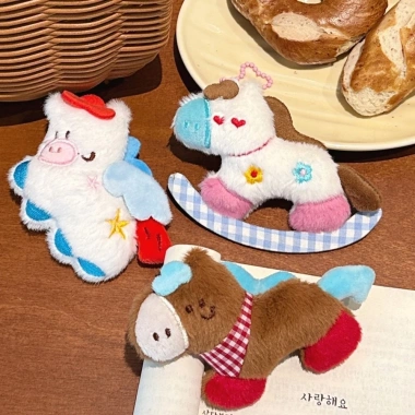 Plushie Móc Khóa CHARMENTT - Pony Dễ Thương, May Mắn Cung Hoàng Đạo, Trang Trí Túi Học - 56.100₫ 3