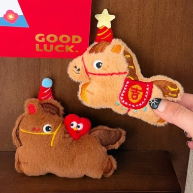 Plushie Móc Khóa CHARMENTT - Pony Dễ Thương, May Mắn Cung Hoàng Đạo, Trang Trí Túi Học - 56.100₫ 5