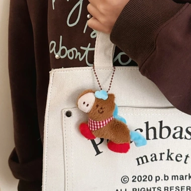 Plushie Móc Khóa CHARMENTT - Pony Dễ Thương, May Mắn Cung Hoàng Đạo, Trang Trí Túi Học - 56.100₫ 9
