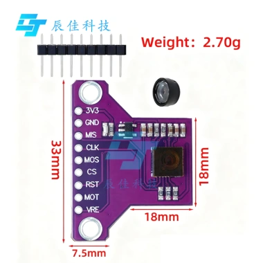 PMW3.901 mô-đun cảm biến quang CJMCU-3.901 - Đo dòng ánh sáng XY, giá 218.900 VND 2 PMW3.901 mô-đun cảm biến quang CJMCU-3.901 - Đo dòng ánh sáng XY, giá 218.900 VND 2