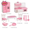 [PNPIA] Bộ 4/7/10/11 Cái Nội thất Búp Bê Mini – Phụ kiện Đồ Chơi Trẻ Em Phòng Ngủ, Bếp, Khách, Tắm VN – 46.310₫