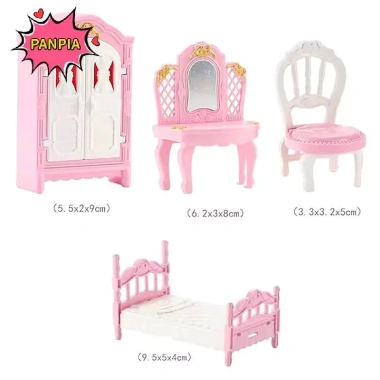 [PNPIA] Bộ 4/7/10/11 Cái Nội thất Búp Bê Mini – Phụ kiện Đồ Chơi Trẻ Em Phòng Ngủ, Bếp, Khách, Tắm VN – 46.310₫ 2
