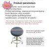 Pnpia Ghế Bọc Tròn Lông Cừu Đàn Hồi - Chống Bẩn, Bảo Vệ Barstool & Nhà Ăn 8