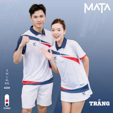 Polo Wika Mata nam nữ thoáng mát, thoải mái suốt trận đấu – Giá chỉ 359.000₫