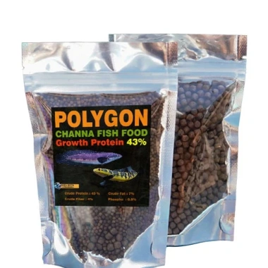 Polygon Channa Growth Protein 43% - Cám tăng trưởng nhanh cho cá lóc cảnh, túi 50g, giá ưu đãi 17.939đ