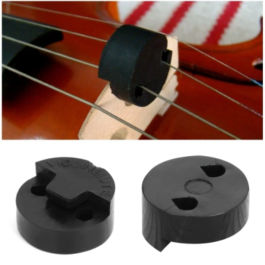 POOP Đàn Cao Su Acoustic Violin Tắt Tiếng Fiddle Đen - Giảm Thanh, Chống Ồn, Dễ Lắp Đặt, Giá 44.877₫