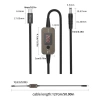 POOP Điện áp linh hoạt USB C DC5.521 Dây cáp chuyển đổi 8 đầu hoán đổi 284.354₫ 2